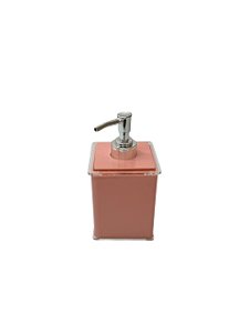 Saboneteira Liquida - Rosa com Prata