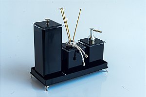 Kit Slim - 4 Peças - Preto liso