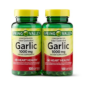 Garlic 1000mcg - Vitamina Spring Valley - 200 unid
