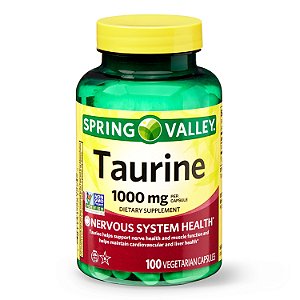 Taurine 1000mg - Vitamina Spring Valley - 100 unit