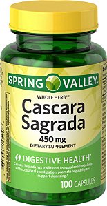 Cascara Sagrada 450mg - Vitamina Spring Valley - 100 unit