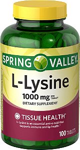 L-Lysine 1000mg - Vitamina Spring Valley - 100 unit