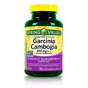 Garcinis Cambogia 800mg - Vitamina Spring Valley - 90 unit