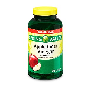 Apple Cider Vinegar 450mg - Vitamina Spring Valley - 250 unid