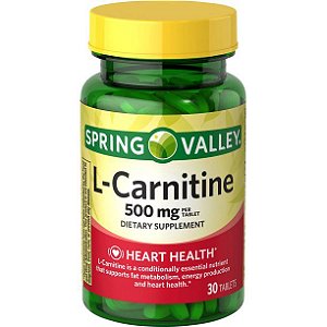 L-Carnitine 500mg - Vitamina Spring Valley - 100 unit