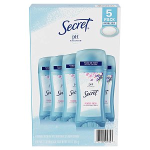 Desodorante Secret Powder Fresh 59g - C/ 5 Unidades