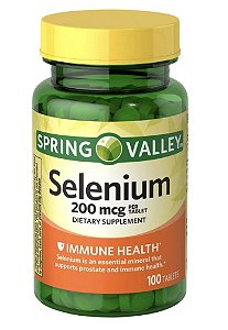 Selenium 200mg - Vitamina Spring Valley - 100 unit
