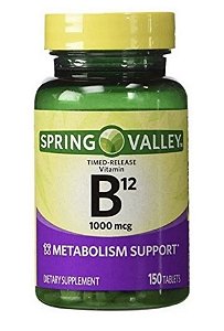 Vitamina B12 1000mcg - Vitamina Spring Valley - 150 Und