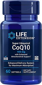 CoQ10, 100mg - Vitamina Life Extension - 60 unid