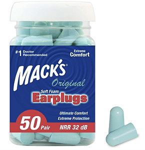Protetor Auricular Mack's Earplug Original 32db - 50 Pares
