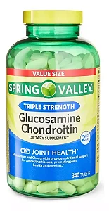 Glucosamine e Chondroitin - Vitamina Spring Valley - 340 uni