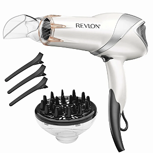 Secador Revlon Infravermelho com Difusor - Branco - 1875W