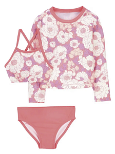 Biquíni Carters - Proteção 50 Roupa Manga Longa - 3 Peças