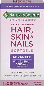 Hair Skins & Nails 5000mg - Nature's Bounty - 150 unit
