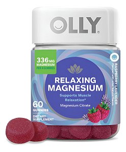 Olly Relaxing Raspberry de Magnésio - Vitamina - 60 gomas