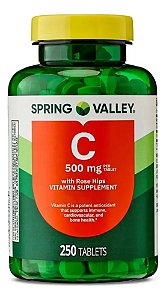 Vitamina C - Spring Valley 500mg - 250 Tablets