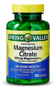 Magnesium Citrate 100mg - Spring Valley - 100und
