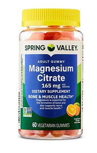Magnesium Citrate 165mg - Spring Valley - 60und