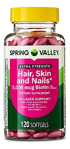 Hair Skin Nails 5000mcg - Spring Valley - 120und