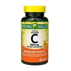 Vitamina C 500mcg - Vitamina Spring Valley - 60 unid