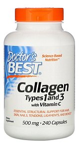 Doctor Best Collagen 500mg Tipo 1 E 3 + Vitmina C