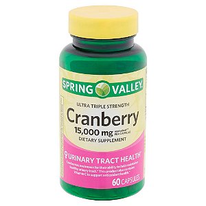 Cranberry 15.000mcg - Vitamina Spring Valley - 60 unit