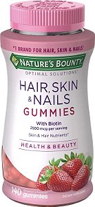 Hair Skin E Nails Gummies + Biotin 2500 Mcg - Vitamina 140 Gomas