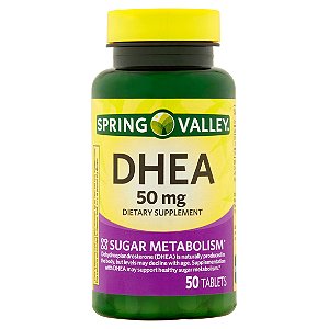 DHEA 50mg - Vitamina Spring Valley - 50 unit