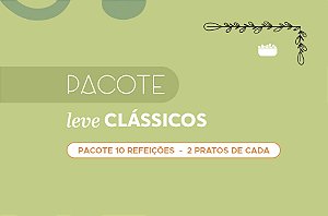Pacote Leve Clássicos (10 pratos) - 10% de DESCONTO