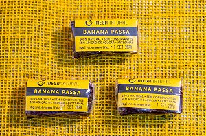 Banana passa 100% natural (sem açúcar e sem glúten) - 50g