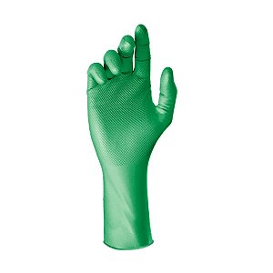 Luva Nitrílica SS Super Glove Max Verde - CA 43407