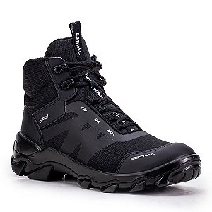 Bota de Segurança Hybrid All Black HB70001S1 Bico PVC - CA 47843 Estival
