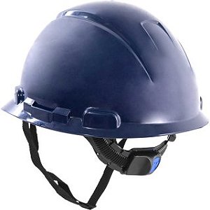 Capacete Azul escuro com aba frontal, ajuste fácil H-700 3M C.A. 29638