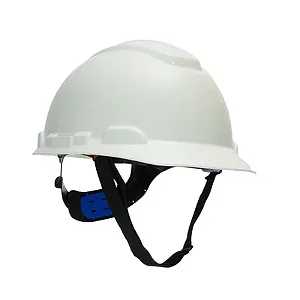 Capacete Branco com aba frontal, ajuste fácil H-700 3M C.A. 29638