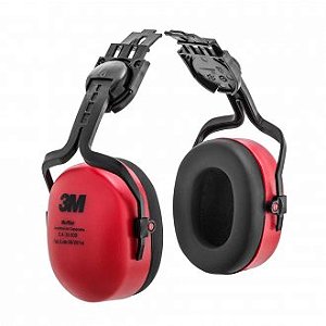 Abafador de ruídos tipo concha acoplável ao capacete 18dB Muffler 3M CA:33835