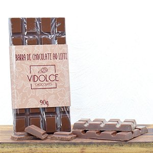 Barra de Chocolate ao Leite 90g