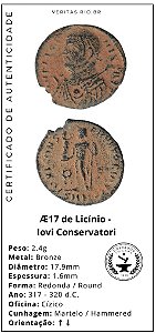 Moeda Romana Licínio Lovi Conservatori