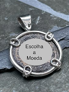 Pingente Argentum Numis Modelo Hispania