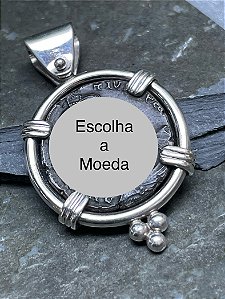Pingente Argentum Numis modelo Britannia