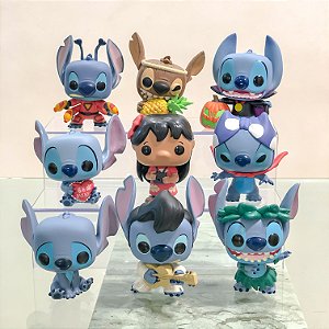 Mini Escada P/ 9 Funko Pop! Em Acrílico - 2 Andares (25cm)