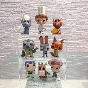 Mini Estante Dupla Expositora Para 9 Funko Pop!