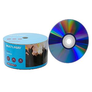 Mídia Multilaser Dvd-R Printable 08X 4.7 Gb - DV052 0