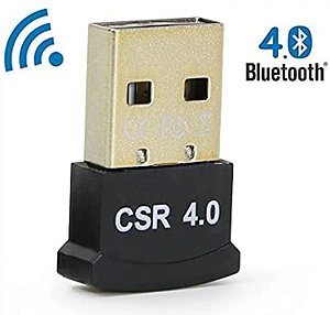 Adaptador USB Bluetooth 4.0 CSR Dongle para Computador e Notebook