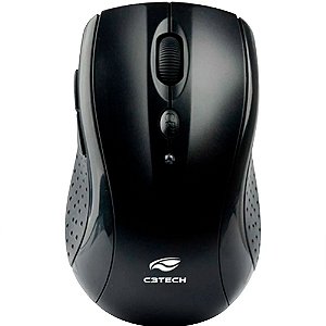Mouse sem fio 1600dpi 6 botões - M-W012BK - C3Tech