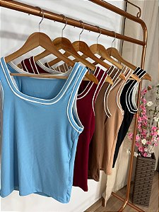 Blusa Regata Canelada