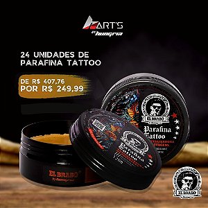 24 unidades de Parafina Tattoo Revitalizadora