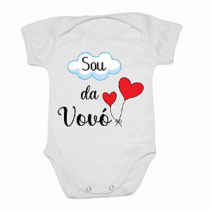 Body Bebê Personalizado - Sou da Vovó