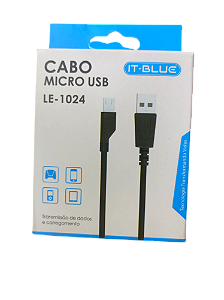 Micro Cabo USB LE-1024 IT-Blue V8