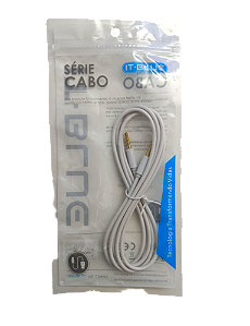Cabo Auxiliar 3,5mm P3 para P3 IT-BLUE LE-804B