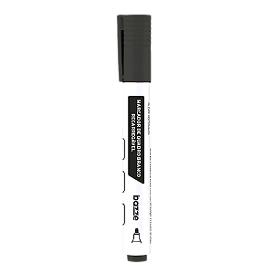 Marcador de Quadro Branco Recarregável Preto